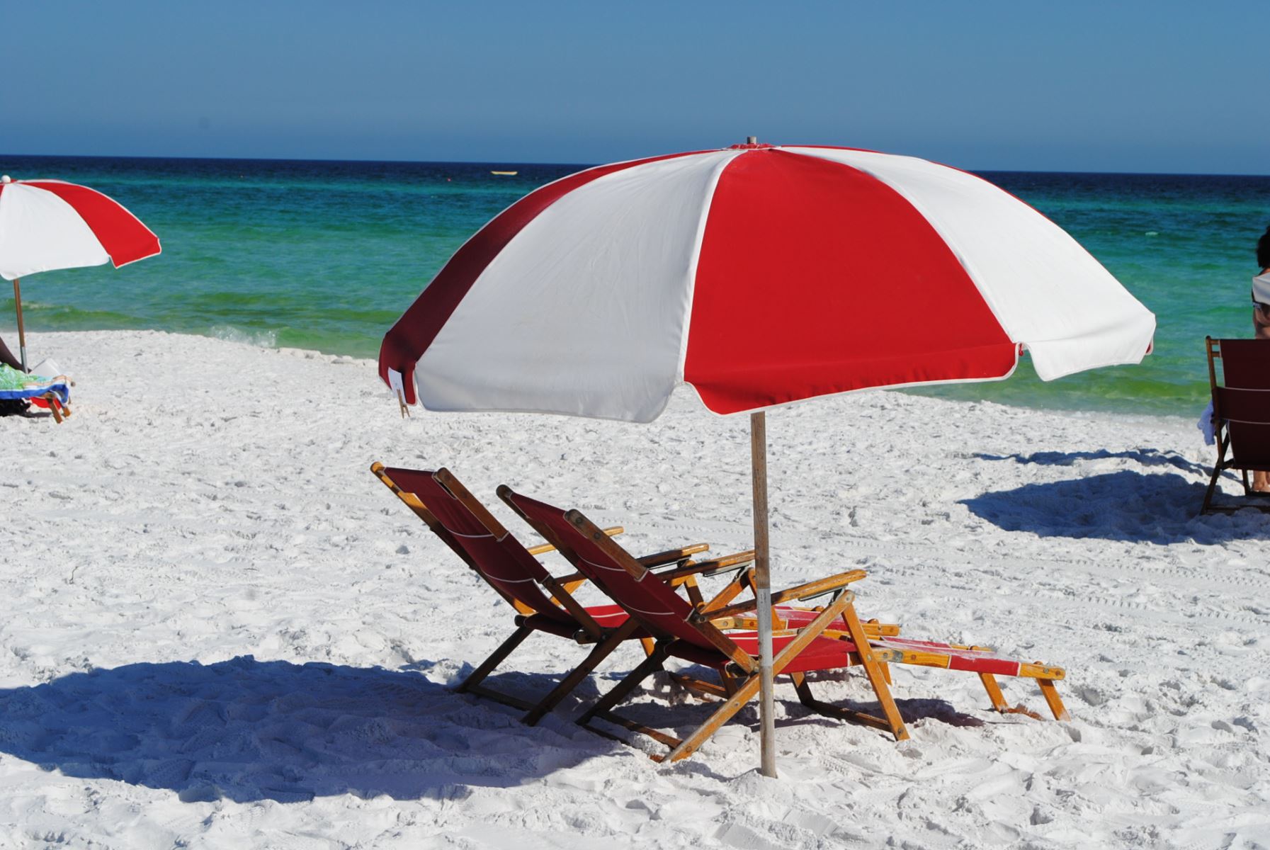Enjoy Free Beach Service While at Ciboney. Umbrella and 2 Chairs Set-up Waiting forYou